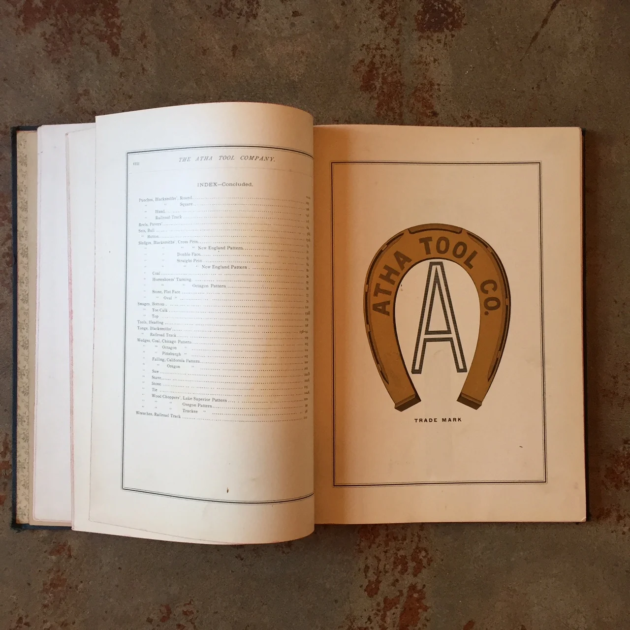 1896 Atha Tool Co. Catalog — Omniterrum